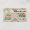 Search for world map business cards Vacation