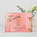 Search for peach and gold invitations Modern