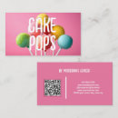 Search for cake pops business cards Sweet