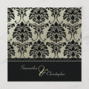 Search for faux silver wedding invitations White