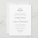 Search for black formal invitations Simple