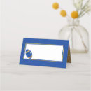 Search for football place cards Blue