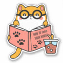 Search for cute reading stickers Education