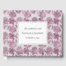 Search for burgundy wedding guest books Red
