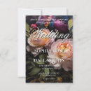 Search for dark romantic wedding invitations Flowers