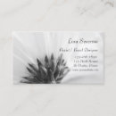 Search for daisy business cards Black and white