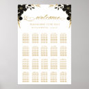 Search for gold white wedding seating charts Modern elegant simple