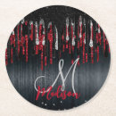 Search for black and silver coasters Glitter