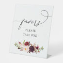 Search for burgundy floral wedding signs Burgundy and blush