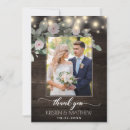 Search for barn wood string lights thank you cards Watercolor