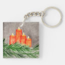 Search for christmas candle key rings Red