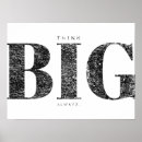 Search for think big posters Modern