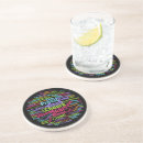 Search for language coasters Black