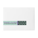 Search for gold chevron return address labels Elegant
