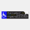Search for wheelchair bumper stickers Handicapped