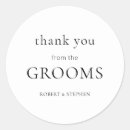 Search for gay wedding stickers Thank you