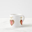 Search for gold filigree mugs Valentine