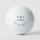 Search for wedding favors golf balls Initials