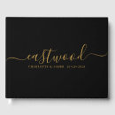 Search for black gold wedding guest books Calligraphy