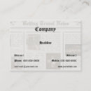 Search for newspaper business cards Writer