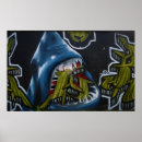 Search for shark attack posters Illustration