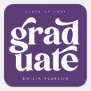 Search for purple graduation stickers School colours