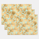 Search for giraffe wrapping paper Gold