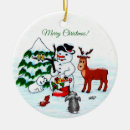 Search for snowman christmas tree decorations Animal