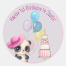 Search for pink panda stickers Birthday