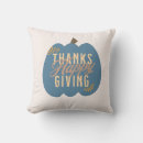 Search for blue pumpkin cushions Thanksgiving