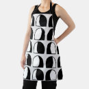Search for white half aprons Geometric