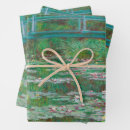 Search for bridge wrapping paper Water lilies