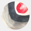 Search for contemporary art stickers Red