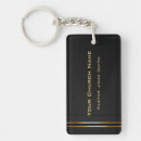 Search for business card key rings Black