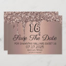 Search for save the date sweet 16 invitations Sparkle
