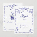 Search for whimsical rsvp cards Blue
