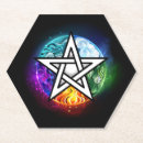 Search for wiccan coasters Pentacle