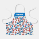 Search for 2 flags aprons Thing1 thing2