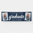 Search for 2 photo banners Navy blue and white