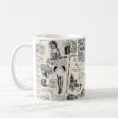 Search for vintage newspaper print mugs Old