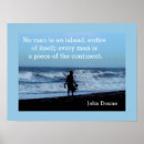 Search for no man is an island posters Poetry and john donne