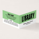 Search for libraries business cards Books
