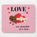 Search for funny chocolate mousepads Heart