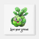 Search for funny vegan magnets Green