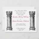 Search for castle wedding invitations Black