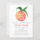 Search for sweet as a peach baby shower invitations Modern