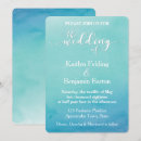 Search for blue ombre wedding invitations Typography