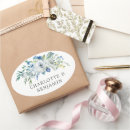 Search for oval wedding stickers Botanical