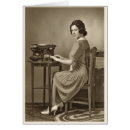 Search for office secretary cards Vintage