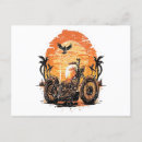 Search for motorbike seasonal cards Sunset
